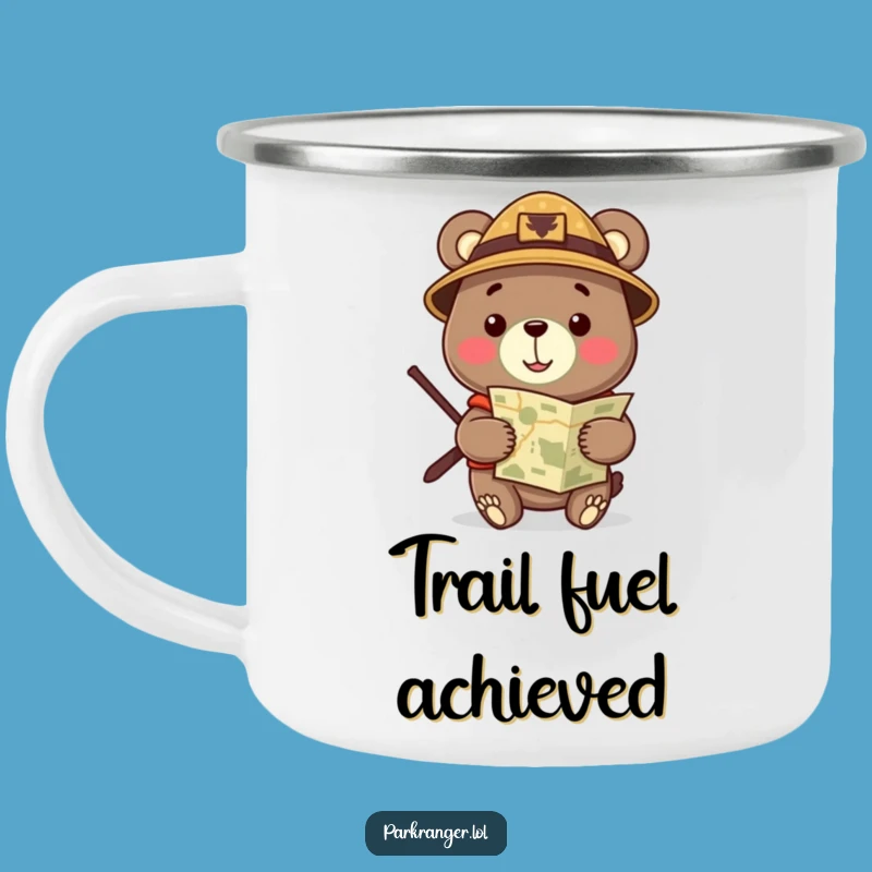 Funny Ranger Bear Camping Mug: Explore the Outdoors, Perfect Gift