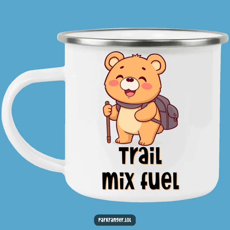 Funny Bear Adventurer Camping Mug: Trail Buddy Cup