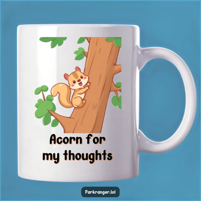 Funny Squirrel Climbing Mug: Hilarious Gift for High-Energy Fun!