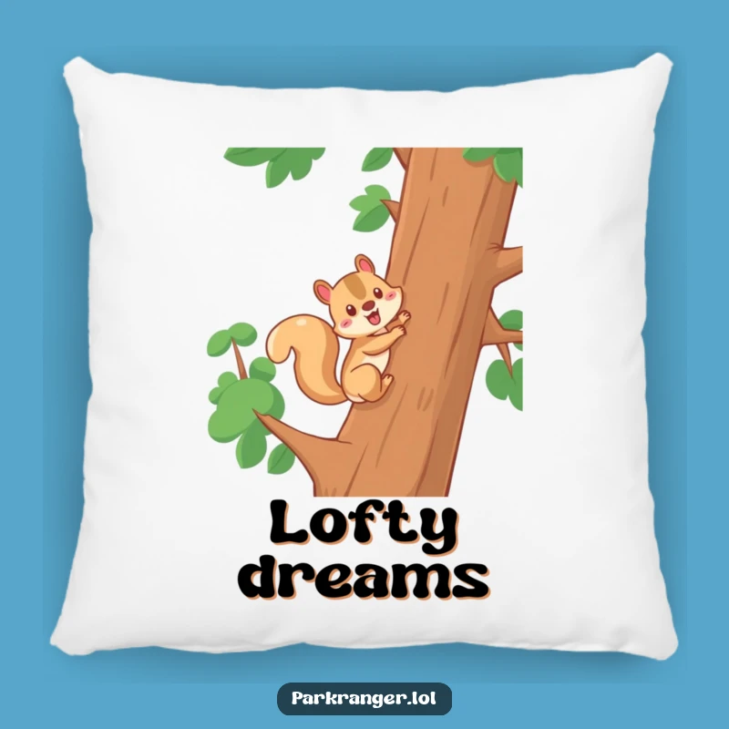 Funny Squirrel Climbing Pillow: Cozy Up with Energetic Comfort!