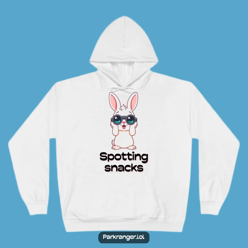 Funny Rabbit Binoculars Hoodie: Cozy Up with Curious Comfort!