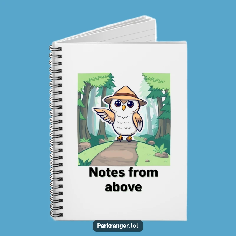 Funny Owl Ranger Notebook: Cute Forest Guide Journal