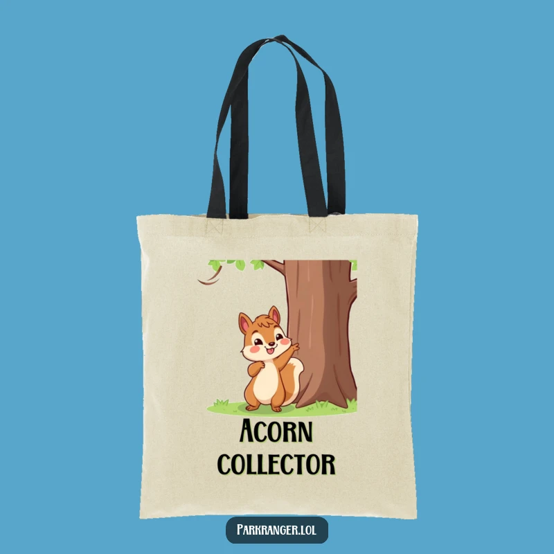 Funny Squirrel Pointing Tote Bag: Carry Your Discoveries, Perfect Gift